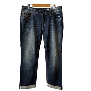 Miss Me Embellished Capri Jeans Size 31